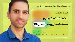 16 مستندسازی تحقیقات کاربری در فیگما فیگجمuser research in figjamقسمت ۱۶ از آموزش طراحی محصول uix [upl. by Anella]