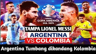 Tampa Messi Argentina Tumbang di Kandang Kolombia [upl. by Panter]