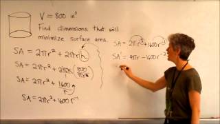 Optimization Cylinder Problem [upl. by Antone213]