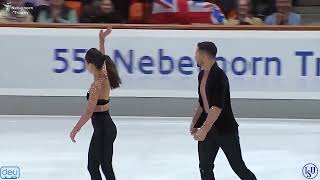 Lilah Fear and Lewis Gibson  Nebelhorn Trophy 2023 RD [upl. by Larimer]