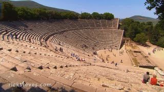 Epidavros Greece Perfect Acoustics  Rick Steves’ Europe Travel Guide  Travel Bite [upl. by Eimor322]