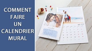 Calendrier mural personnalisé  📆 200 modèles créatifs [upl. by Aitnuahs]