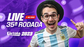 LIVE DICAS 35 RODADA  CARTOLA FC 2023  BORA ATUALIZAR OS TIMES [upl. by Etteloiv]