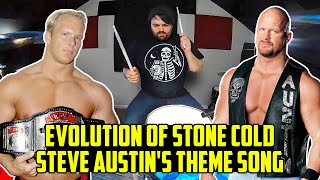 The Evolution of Stone Cold Steve Austin WWE Theme Song [upl. by Valer]