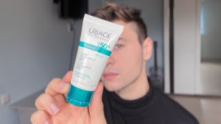 Uriage Hyseac SPF50 Fluid  Review Fungal acne safe [upl. by Viviene536]