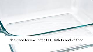 Pyrex FBA1105395 Basics 81quot Square 2 Quart 8 inch Clear [upl. by Hewie587]