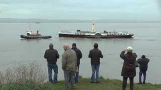 PS Medway Queen  Avonmouth  Portishead  151113 [upl. by Ogu]