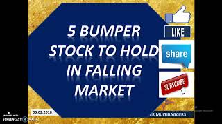 Multibagger stock  5 Bumper stocks in falling market  Part 1 [upl. by Trelu779]