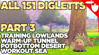 All Diglett Locations Part 3  Isle of Armor Pokemon Sword and Shield DLC [upl. by Stephania891]