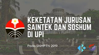 Keketatan Jurusan Saintek dan Soshum UPI Berdasarkan data SNMPTN Terakhir [upl. by Otti]