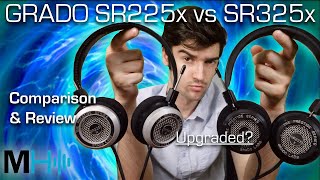 GRADO SR225X vs SR325X  Open Back Dynamic Headphone Comparison and Review [upl. by Puklich373]