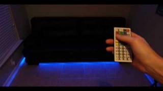 LED Under Couch Lighting How to make your couch modern [upl. by Kannry]