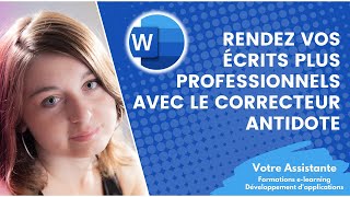 Rendez vos écrits plus professionnels avec le correcteur Antidote [upl. by Aleunam]