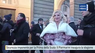 Sicurezza imponente per la Prima della Scala sul palco il Don Carlo di Giuseppe Verdi [upl. by Marriott]