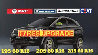 Nexon Kraz Tyres Upgrade 195 60 R16  205 60 R16Kon सा tyre ले Ceat MRF Bridgestone Michelin [upl. by Kelli]