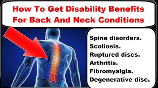 How To Get Disability Benefits Approved For Back Pain [upl. by Ulund590]