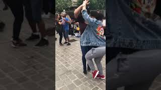 Ace Fusion and Xiomara Social Dancing Dominican Bachata [upl. by Walworth]