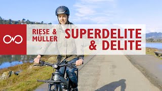 Review Riese amp Muller Delite amp Superdelite Full Suspension Electric Bike [upl. by Bogusz]