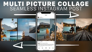 Easy SEAMLESS Instagram Carousel Collage [upl. by Cigam]