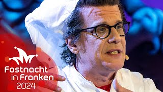 Matthias Walz als Koch  Fastnacht in Franken 2024  BR Kabarett amp Comedy [upl. by Aisyla891]