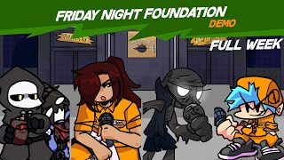 FRIDAY NIGHT FOUNDATION  Friday Night Funkin Mod DEMOHARD [upl. by Morven]