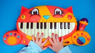 Meowsic Cat Piano from B unboxing and playing  Fun for Kids [upl. by Robbie]