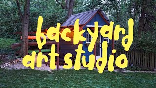 Backyard Art Studio  My Art Story [upl. by Smalley]