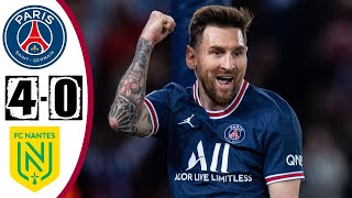 PSG vs FC Nantes 40 Extеndеd Hіghlіghts amp Goals 2022 1080p [upl. by Justinn]