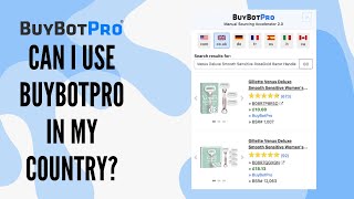 Can I Use BuyBotPro In My Country Available Amazon Marketplaces Explained [upl. by Hatfield]