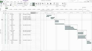 Simple Project Plan in Microsoft Project [upl. by Ahsekyt673]