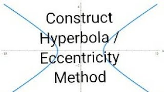 Construction of hyperbola by eccentricity method in malayalam [upl. by Earb292]