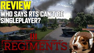 Regiments Review  Who Says RTS Cant Be Singleplayer [upl. by Afatsum]