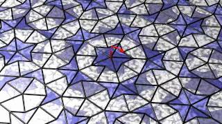 Animated Penrose Tiling part 2 [upl. by Oileduab]