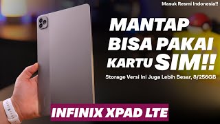 BISA PAKAI KARTU SIM INFINIX XPAD 4G RESMI RILIS  Spesifikasi Lengkap Dan Harga [upl. by Shellie]