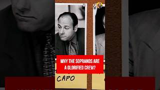 Why The Sopranos Are a GLORIFIED CREW 😱 sopranos wiseguys tonysoprano [upl. by Ahaelam]