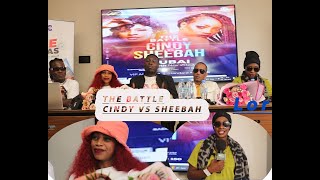 The Battle Cindy Vs Sheebah Dubai Press confrence Sheebah awera nkolokooto naye ne Cindy tamuweeza [upl. by Lhamaj]