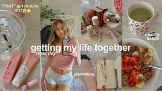 getting my life back together 🍵🧚🏼 reset day routine self care amp pilates [upl. by Wakeen]