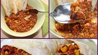 Chili con Carne i tortilje sa mesom  Burritos  brzo jednostavno i sa tajnim sastojkom [upl. by Erinn]