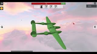 20 Biplanes VS 3 P38s Roblox Scuffed DogFight [upl. by Gibeon439]