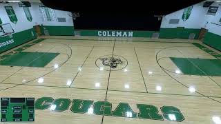 Coleman High School vs Bonduel High School Mens Varsity Basketball [upl. by Charley]