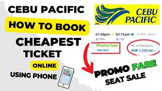 how to find cheapest ticket in Cebu Pacific philippinesairlines cebupacific [upl. by Nilyam]