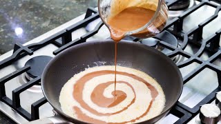 Receta de Crepas con Chocolate😋 ¡Una Delicia para Compartir 👨‍👩‍👧‍👧🤭 [upl. by Ohl147]