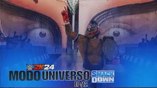 WWE 2K24 MODO UNIVERSO  SMACKDOWN 12 Highlights  Empieza lo bueno [upl. by Eintrok]