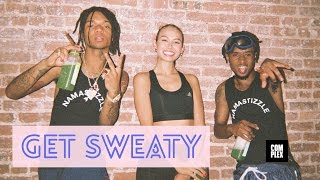 Rae Sremmurd Talk Ebro and New Album While Getting High amp Doing Yoga on Get Sweaty  Complex [upl. by Oyam932]