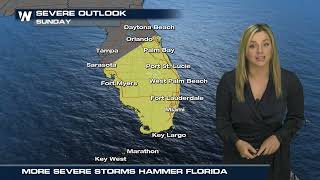 Severe Storms Hammer Florida April 30 2023 [upl. by Ahsaek]