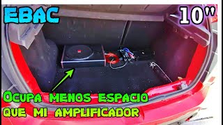 Este Subwoofer Amplificado de 10quot Ocupara Muy poco espacio en tu Automóvil  EBAC [upl. by Ihc]