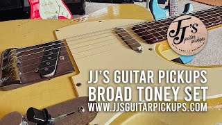 JJs Guitar Pickups BROAD TONEY SET [upl. by Witkin]