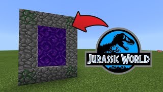 Minecraft  How To Make a Portal to the Jurassic World Dimension [upl. by Nilde29]