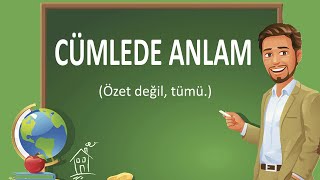 Cümlede Anlam  Nesnellik  Öznellik  Biçem  Doğrudan Anlatım  Dolaylı Anlatım  Neden Sonuç [upl. by Nabatse]