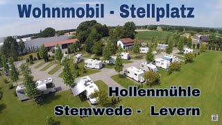 Wohnmobil  Stellplatz Stemwede Levern NRW  womoclickde [upl. by Irrep]